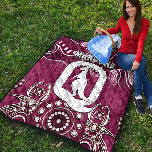 Queensland Maroons Premium Quilt Aboriginal  LT6