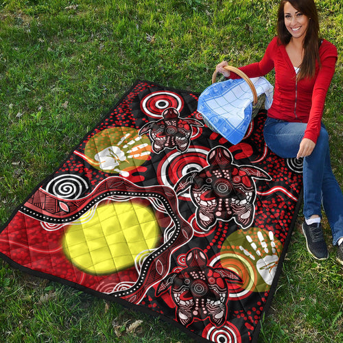 aboriginal-flag-naidoc-turtle-premium-quilt