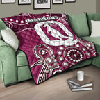 Queensland Maroons Premium Quilt Aboriginal  LT6