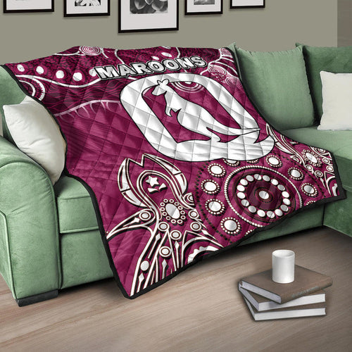 Queensland Maroons Premium Quilt Aboriginal  LT6