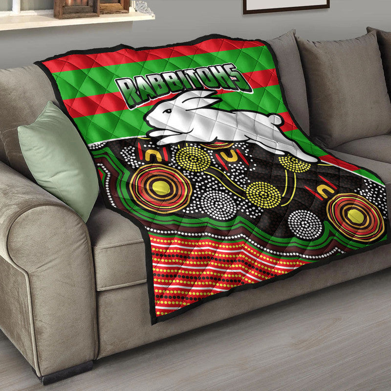 rabbitohs-rugby-premium-quilt-aboriginal-basic-style