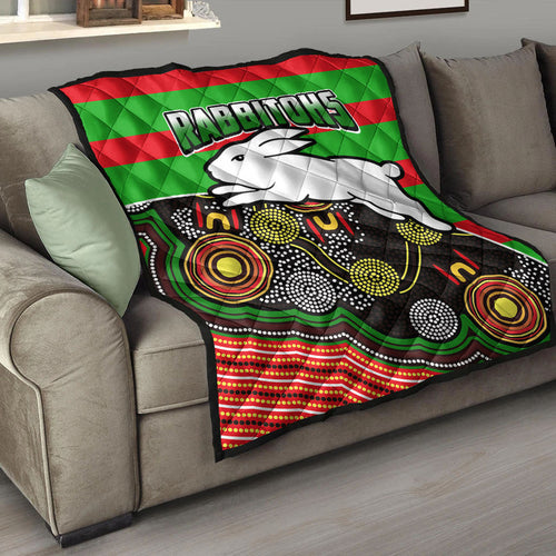 rabbitohs-rugby-premium-quilt-aboriginal-basic-style