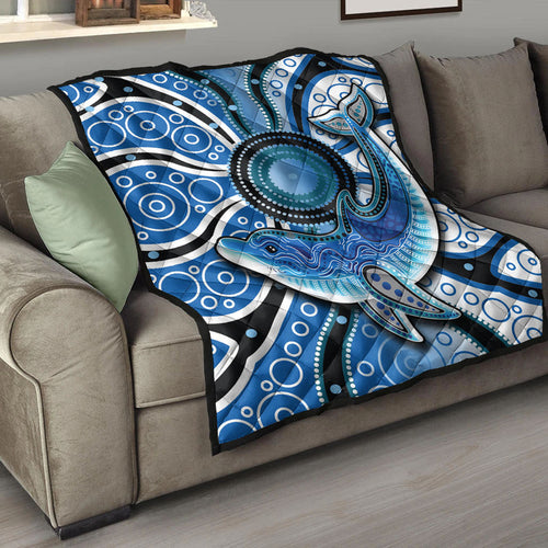 aboriginal-dolphins-premium-quilt-blue-sea