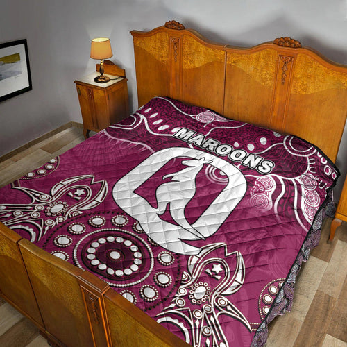 Queensland Maroons Premium Quilt Aboriginal  LT6