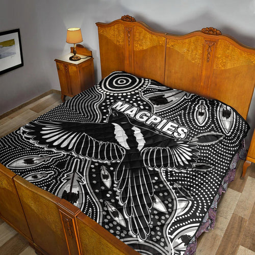 collingwood-magpies-premium-quilt-aboriginal-art