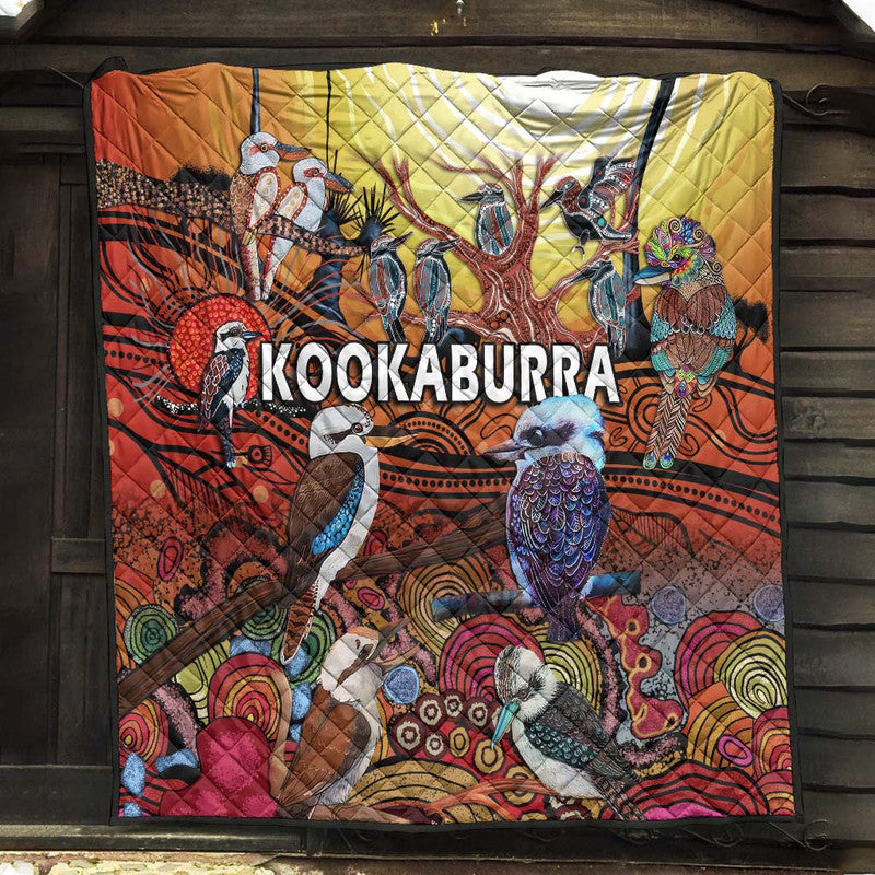 australia-kookaburra-dreaming-aboriginal-arty-style-premium-quilt