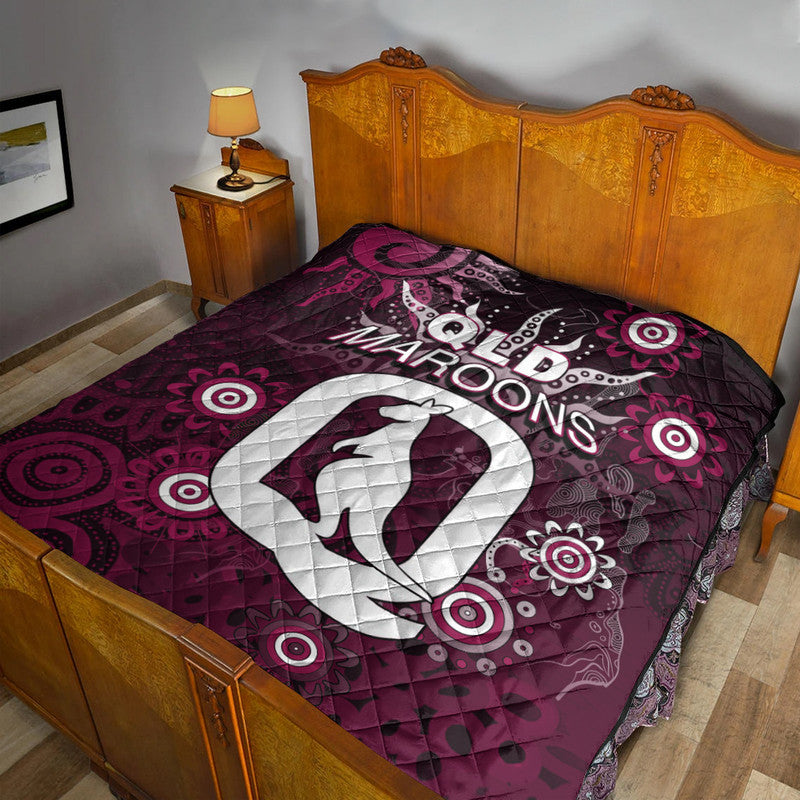 QLD Maroons Premium Quilt Aboriginal  LT6