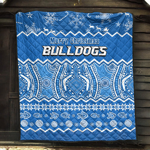 bulldogs-aboriginal-canterbury-bankstown-christmas-vibe-premium-quilt