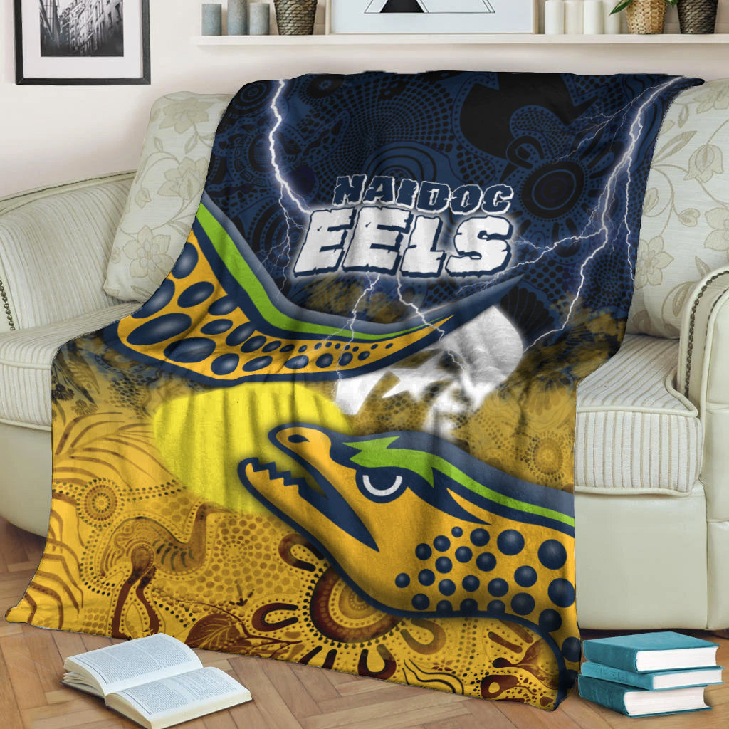 eels-rugby-naidoc-week-premium-blanket-aboriginal-power-style