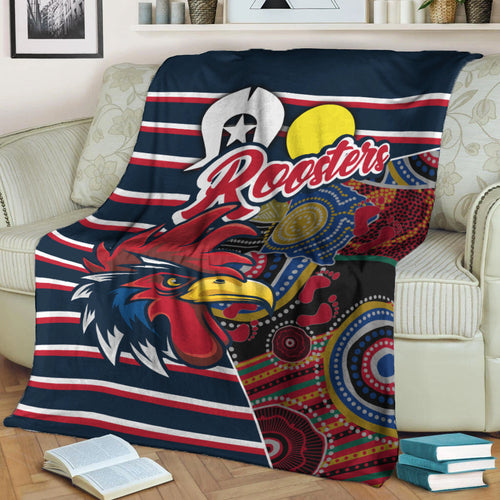 custom-personalised-australia-roosters-naidoc-week-premium-blanket-sport-style