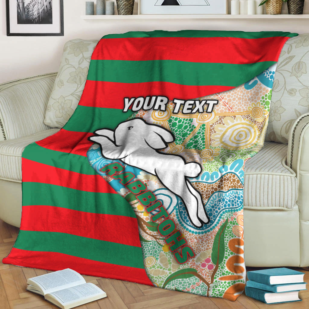 custom-personalised-rabbitohs-premium-blanket-aboriginal-sport-style