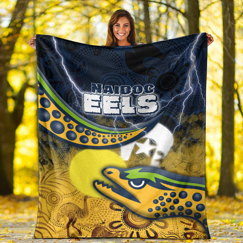 eels-rugby-naidoc-week-premium-blanket-aboriginal-power-style