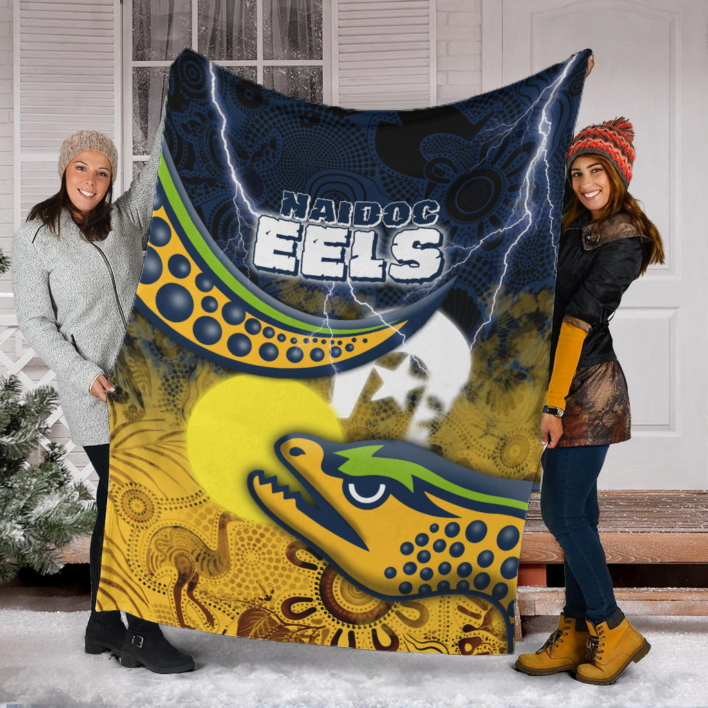 eels-rugby-naidoc-week-premium-blanket-aboriginal-power-style
