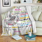 (Custom Personalised) Even When Im Not Close By I Love You Premium Blanket Australia Koala Mom And Baby - Mother's Day Gift, Gift For Mom LT8