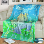 aboriginal-frog-premium-blanket-indigenous-simple-vibes
