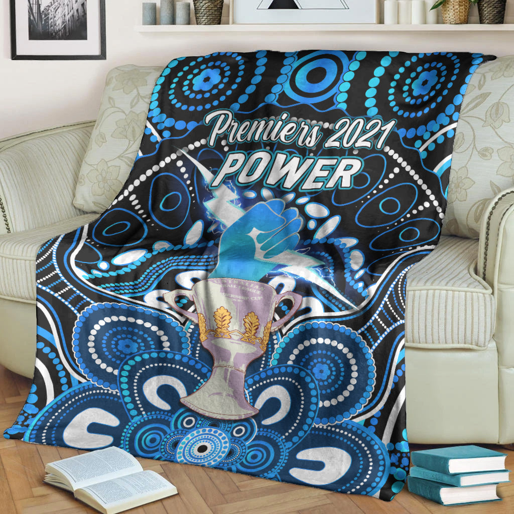 port-adelaide-power-indigenous-premium-blanket-football-2021-premiers-trophy