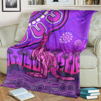aboriginal-art-kangaroo-premium-blanket-indigenous-unique-vibes-purple