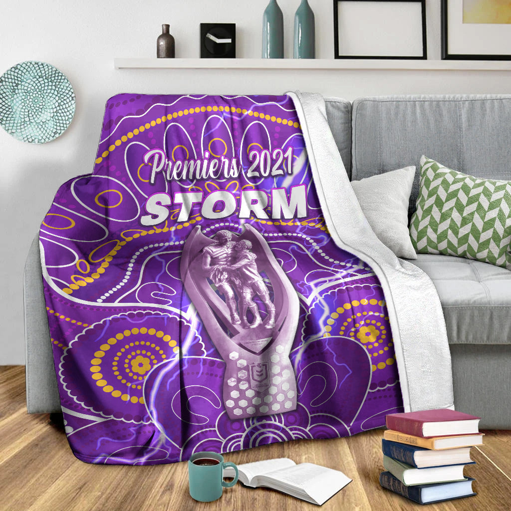 melbourne-storm-premium-blanket-2021-indigenous-premiers-trophy