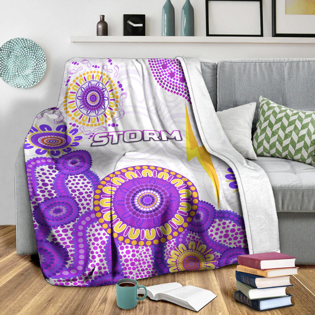 melbourne-storm-premium-blanket-2021-indigenous-latest-style