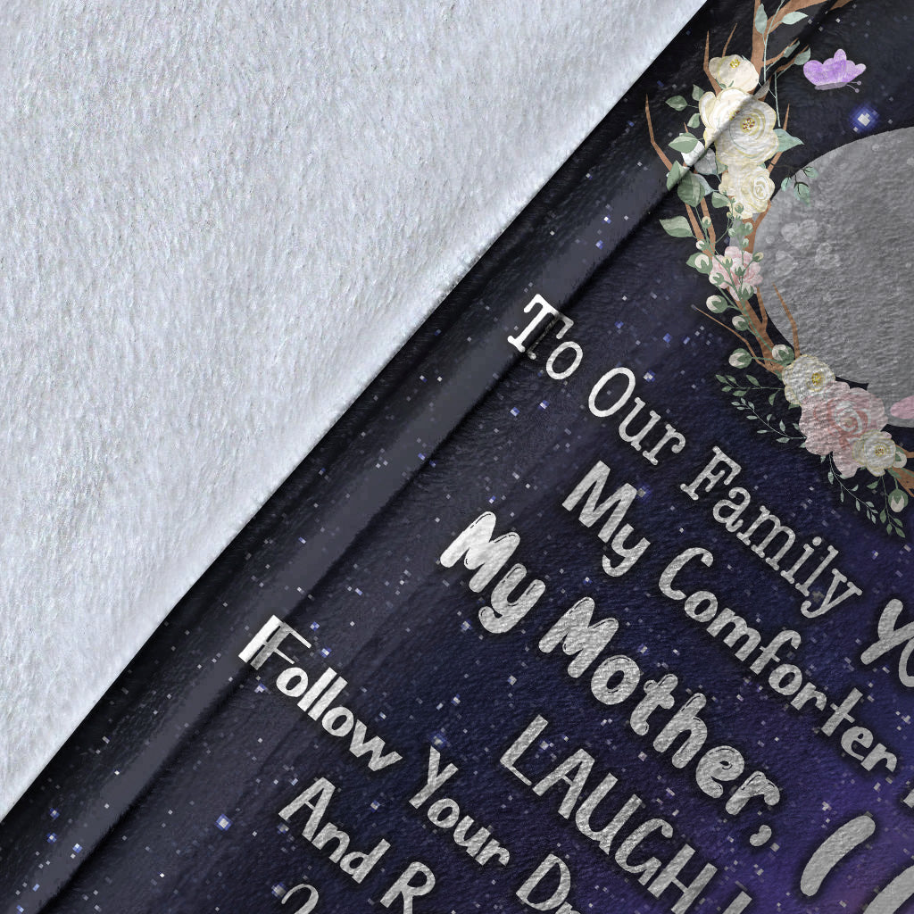(Custom Personalised) You Are The World Premium Blanket Australia Koala Mom And Baby Galaxy Vibes - Mother's Day Gift, Gift For Mom LT8
