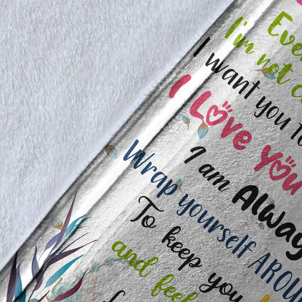 (Custom Personalised) Even When Im Not Close By I Love You Premium Blanket Australia Koala Mom And Baby - Mother's Day Gift, Gift For Mom - Flower Vibes LT8