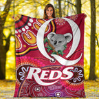 queensland-reds-aboriginal-premium-blanket-koala-indigenous-vibes
