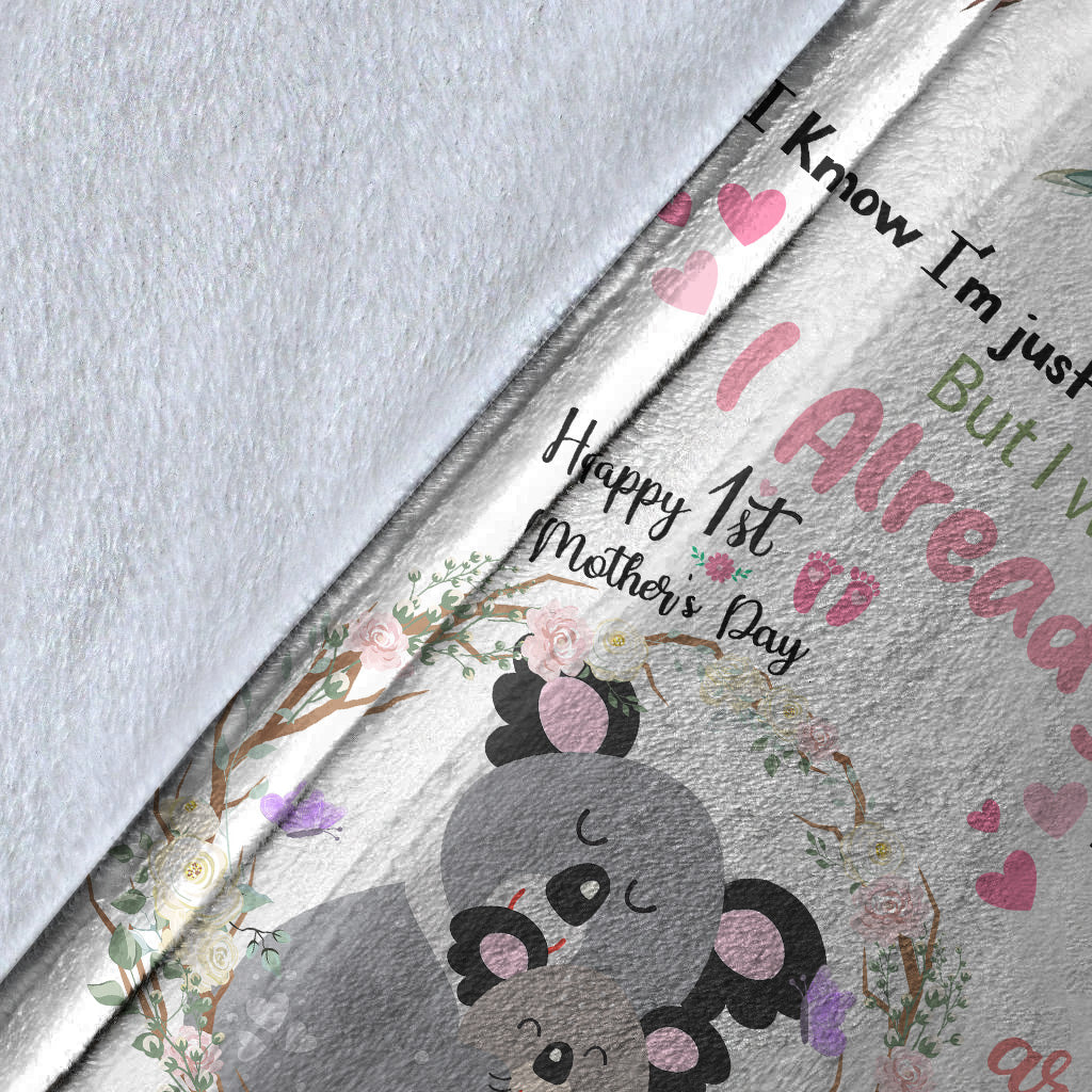 (Custom Personalised) Our Adventures Are About To Start Premium Blanket Australia Koala Mom And Baby - Happy 1st Mother's Day Gift, Gift For Mom - Flower Vibes LT8