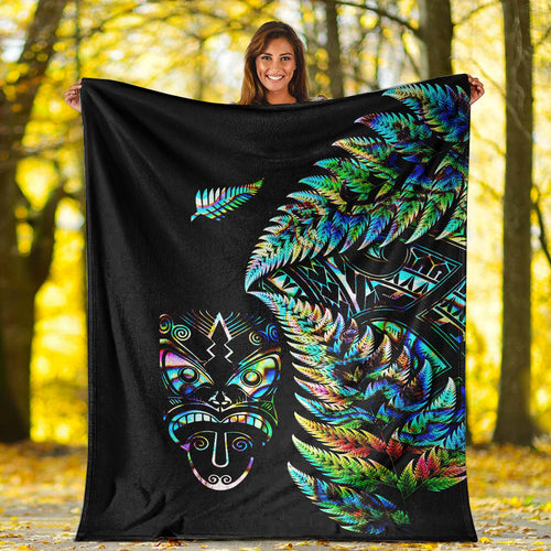 new-zealand-haka-rugby-maori-premium-blanket-silver-fern-vibes-paua-shell