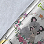 (Custom Personalised) Even When Im Not Close By I Love You Premium Blanket Australia Koala Mom And Baby - Mother's Day Gift, Gift For Mom LT8