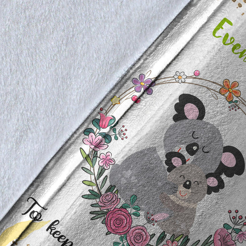 (Custom Personalised) Even When Im Not Close By I Love You Premium Blanket Australia Koala Mom And Baby - Mother's Day Gift, Gift For Mom LT8