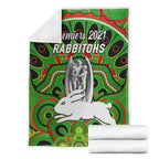 south-sydney-rabbitohs-premium-blanket-2021-indigenous-premiers-trophy-green