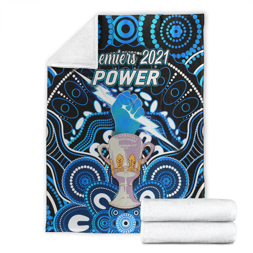 port-adelaide-power-indigenous-premium-blanket-football-2021-premiers-trophy