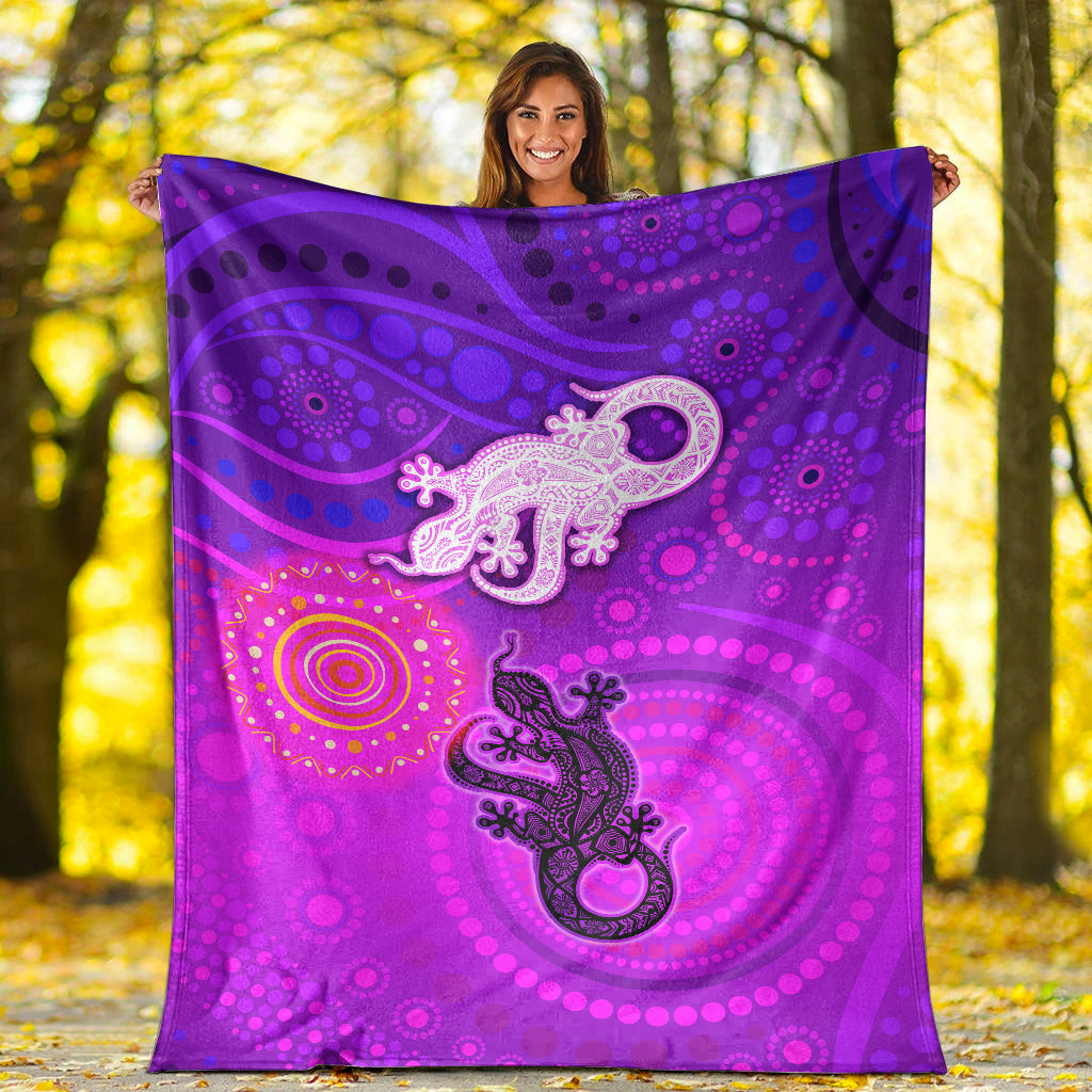 aboriginal-art-lizards-premium-blanket-indigenous-unique-vibes