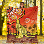 aboriginal-art-kangaroo-premium-blanket-indigenous-unique-vibes-orange