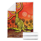 aboriginal-art-kangaroo-premium-blanket-indigenous-unique-vibes-orange