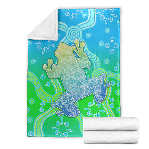 aboriginal-frog-premium-blanket-indigenous-simple-vibes