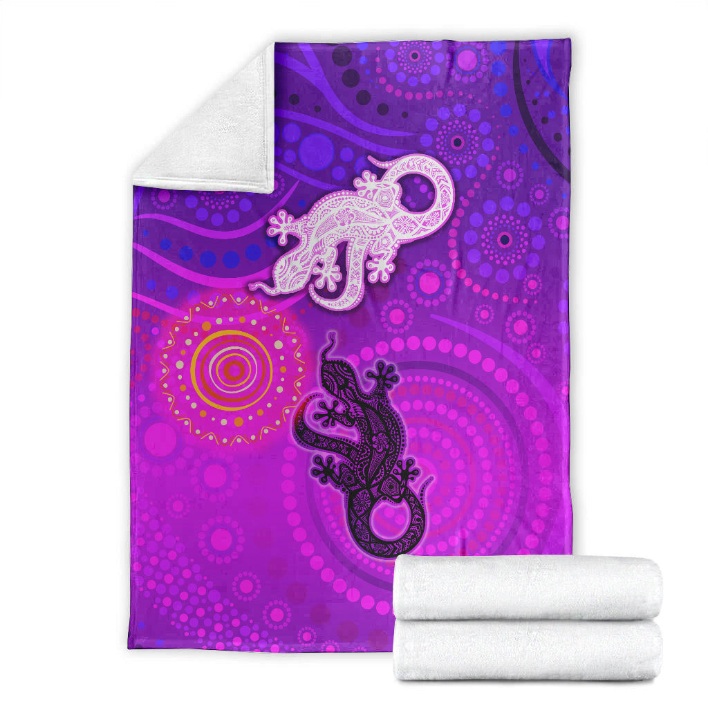 aboriginal-art-lizards-premium-blanket-indigenous-unique-vibes