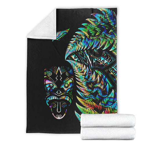 new-zealand-haka-rugby-maori-premium-blanket-silver-fern-vibes-paua-shell