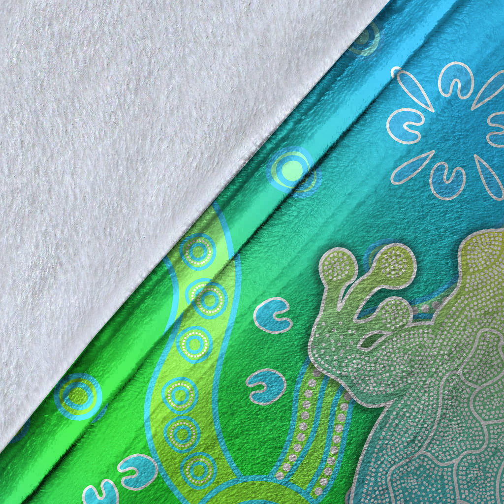 aboriginal-frog-premium-blanket-indigenous-simple-vibes