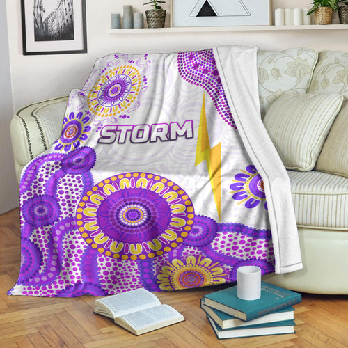 melbourne-storm-premium-blanket-2021-indigenous-latest-style