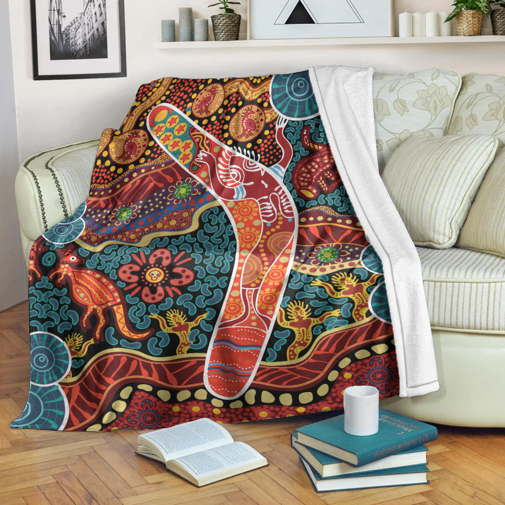aboriginal-boomerang-premium-blanket-indigenous