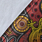 aboriginal-lizard-premium-blanket