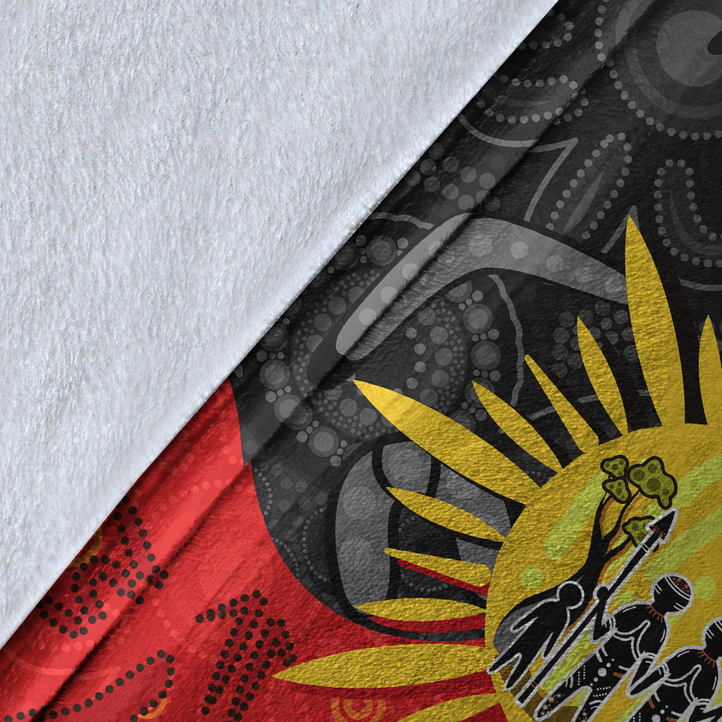 aboriginal-family-premium-blanket-flag-style