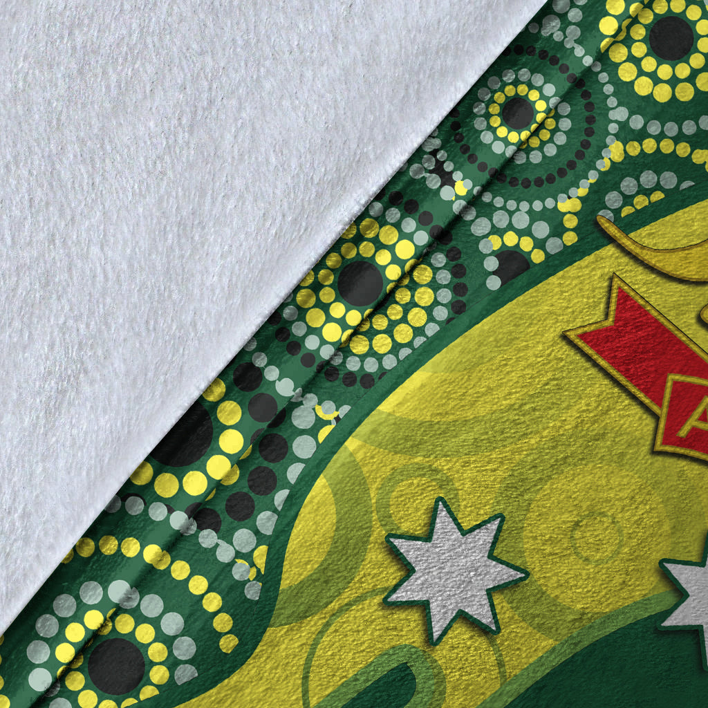 cricket-premium-blanket-australian-cricket-aboriginal-dot-patterns