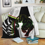 panthers-premium-blanket-claws-half-black-white-style