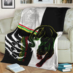panthers-premium-blanket-claws-half-black-white-style