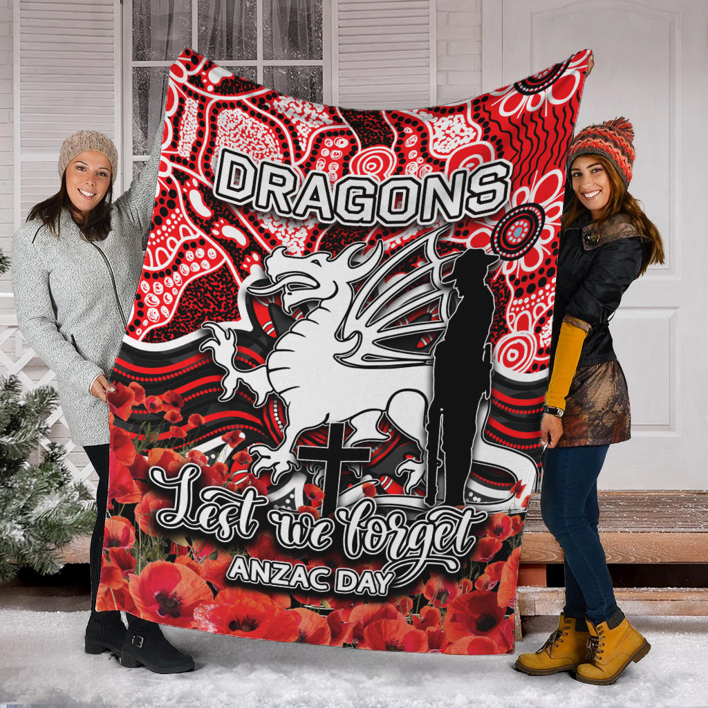 st-george-dragons-premium-blanket-anzac-day-poppy-flowers-with-aboriginal