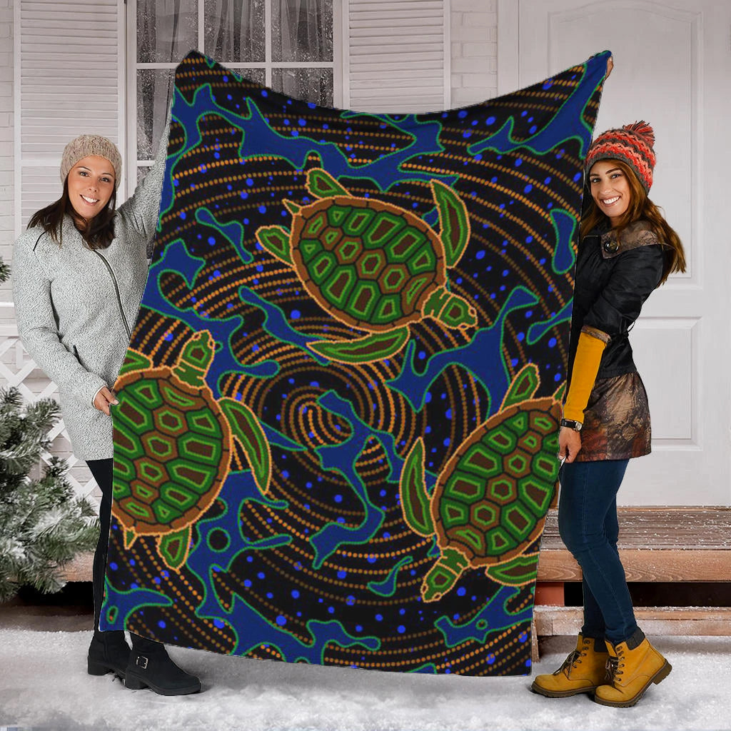 turtle-premium-blanket-aboriginal-no-2