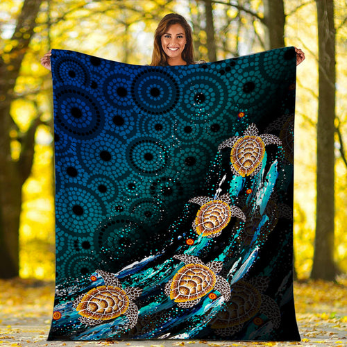 turtle-premium-blanket-aboriginal-no-4