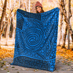 turtle-premium-blanket-aboriginal-blue-style
